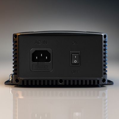 5. Qoltec Intelligent Monolith Charger for LiFePO4 AGM GEL SLA Batteries | 10A | 24V