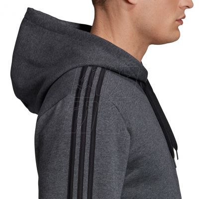 11. Adidas Essentials 3 Stripes Fullzip Fleece M DX2528 sweatshirt