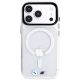 3. BMW M IML Glossy Metal Logo & Trims MagSafe Case for iPhone 18 Pro Max / 17 Pro Max - Transparent