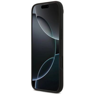 5. Karl Lagerfeld Silicone Karl&Choupette Ring MagSafe Case for iPhone 17 Air - Black