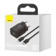 5. Baseus Super Si 1C fast charger USB Type C 20W Power Delivery + USB Type C - Lightning cable 1m black (TZCCSUP-B01)