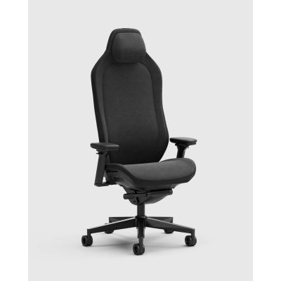 6. Fractal Design Refine 2 Fabric Dark Gaming Chair Padded Upholstered Seat Black