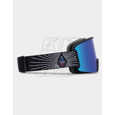 3. Volcom GARDEN JAMIE LYNN/BLUE CHROME snowboard goggles (VG0122119)