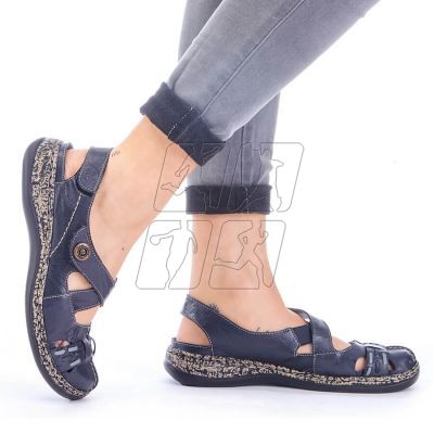 2. Velcro comfortable sandals Rieker W 46377-14