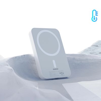 9. Dudao K26 Power Bank 10000mAh 20W USB-A / USB-C / MagSafe - White