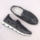 43. Leather openwork shoes Rieker W RKR652, navy blue