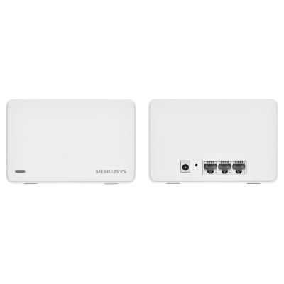 7. Mercusys Halo H80X System (2-pack) Dual-band (2.4 GHz/5 GHz) Wi-Fi 6 (802.11ax) White 3 Internal