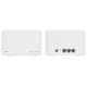 7. Mercusys Halo H80X System (2-pack) Dual-band (2.4 GHz/5 GHz) Wi-Fi 6 (802.11ax) White 3 Internal
