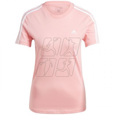 adidas Essentials Slim 3-Stripes Tee W IY4200