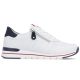 4. White leather sneakers Remonte Rieker R6705-82