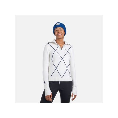 Rossignol W Jcc 1/2 Zip Sweater White