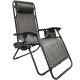 12. FOLDABLE GARDEN CHAIR MULTIFUNCTIONAL 175X52/65X107CM GRAY