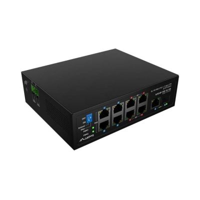 12. SWITCH LANBERG ILFE-8P-1GE-1S-120 LIGHT INDUSTRIAL POE 4XBT 4XAT SFP+ETH DIN FAST ETHERNET