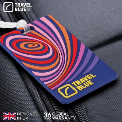6. TRAVEL BLUE WAVES LUGGAGE IDENTIFIER