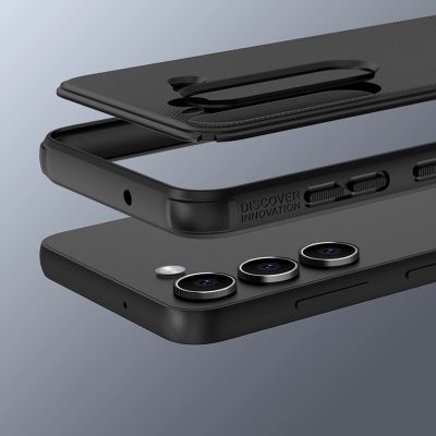 8. Nillkin Super Frosted Shield Pro case for Samsung Galaxy S23+ armored cover + phone stand red