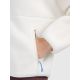 9. Women's loose sherpa fleece with stand-up collar 4F 4FWAW26TFLEF463-11S