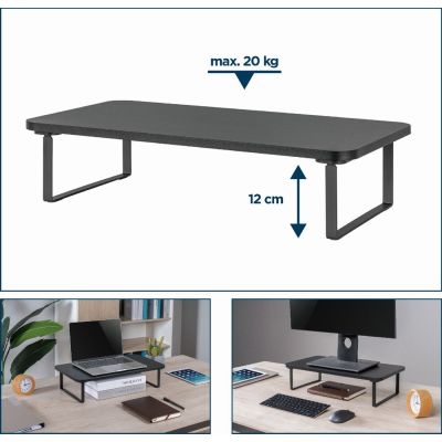 GEMBIRD MONITOR/NOTEBOOK STAND (RECTANGULAR SHAPE)