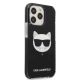 4. Karl Lagerfeld KLHCP13LTPECK iPhone 13 Pro / 13 6.1" hardcase black/black Choupette Head