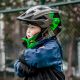 2. Rockbros TS-61 10110061003 Children's Bike Helmet with Detachable Chin Size S (48-54) - Green
