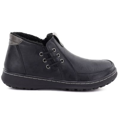 2. Comfortable black women's ankle boots Potocki 25-90349