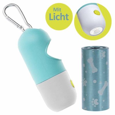 11. DOG WASTING BAG CONTAINER WITH FLASHLIGHT