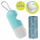 11. DOG WASTING BAG CONTAINER WITH FLASHLIGHT