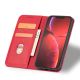 4. Magnet Fancy Case case for iPhone 14 Pro Max flip cover wallet stand red