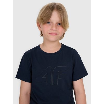 4. Boy's regular printed T-shirt 4F 4FJRMM00TTSHM3255-31S