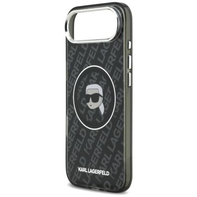 6. Karl Lagerfeld IML Karl Head Logo MagSafe Case for iPhone 17 Air - Black