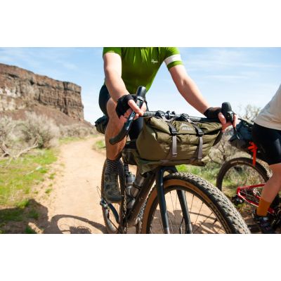 5. MSR Hubba Hubba Bikepack 2 Person Green, Red, White Triangle Tent