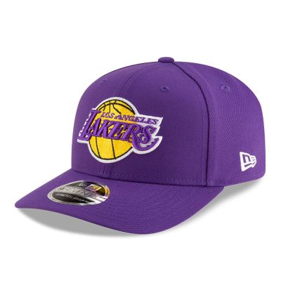 New Era 9SEVENTY Los Angeles Lakers NBA Team Purple Stretch Snapback Cap - 60755432