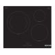 Bosch PUJ611BB5E 3-burner induction hob, touchscreen, with clock, black