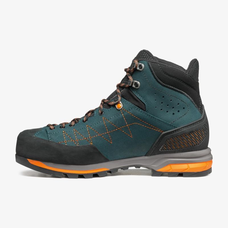 2. Scarpa Zodiac Trk Gtx trekking shoes - petrol/rust orange size: 47