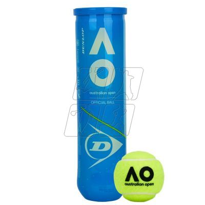 Dunlop Australian Open Tennis Ball 4 pcs AUO1