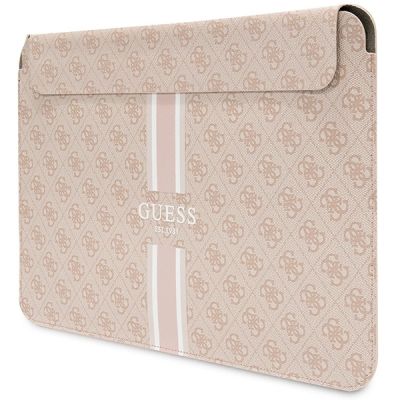 2. Guess 4G Printed Stripes cover for a 14" laptop - pink