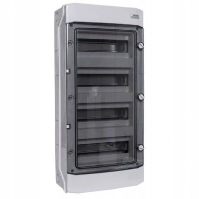 NOARK plastic installation housing, surface-mounted, IP65, 4 rows, 4x12 modules