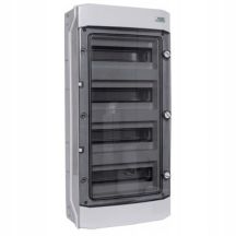 NOARK plastic installation housing, surface-mounted, IP65, 4 rows, 4x12 modules
