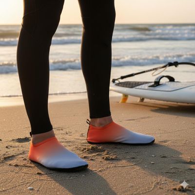 8. MAN GREY/ORANGE XQMAX NEOPRENE WATER SHOES SIZE 46
