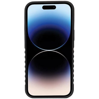 4. Audi Genuine Leather case with MagSafe for iPhone 14 Pro - black and red