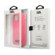 8. Karl Lagerfeld Silicone Plaque Case for iPhone 13 mini - Fuchsia