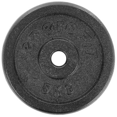 2. BLACK CAST IRON LOAD 5 KG ENERO FIT Ø26.5