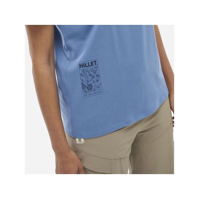 5. MILLET Chamonix Flower Ts Ss W Women's T-shirt Blue