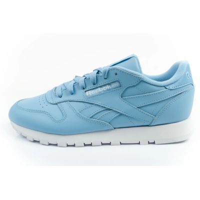 2. Reebok women's sports shoes Classic sneakers blue fashionable leather