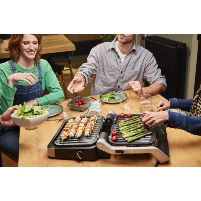 9. Tefal OptiGrill 4-in-1 GC774D10 Electric Grill