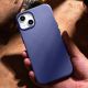 17. iCarer Case Leather Cover Genuine Leather iPhone 14 Plus Light Purple (MagSafe Compatible)