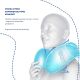 2. TRAVEL BLUE TRANQUILITY MEMORY FOAM TRAVEL PILLOW, BLACK