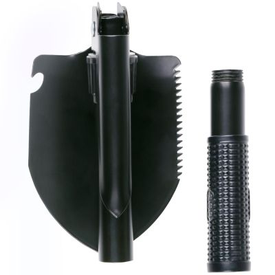 4. SHOVEL PICKAXE SURVIVAL FOLDING SHOVEL IN A 4-IN-1 CASE