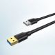 10. Ugreen US128 90576 USB-A 3.0 / USB-A 3.0 5Gb/s cable 3m - black