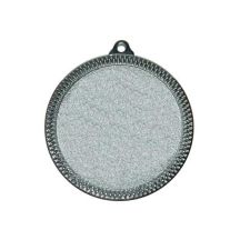 Silver Medal for 60 mm Emblem Made of Base Metal