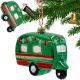 HANGING DECORATION BALL CARAVAN GREEN
